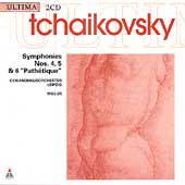 Tchaikovsky: Symphonies 4-6 / Masur, Gewandhausorchester