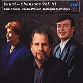 Faure - Chansons Vol. III