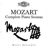 Mozart: Complete Piano Sonatas / Marta Deyanova