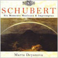 SCHUBERT:IMPROMPTUS/MOMENTS MUSICAUX:MARTA DEYANOVA(p)