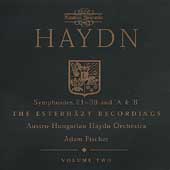 Esterhazy Recordings - Haydn: Symphonies Vol 2 / A. Fischer