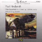Hindemith: Streichquartette no 2 and 6 / Juilliard Quartet