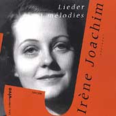 Irene Joachim - Lieder et Melodies