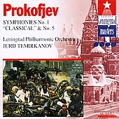 Prokofiev: Symphonies no 1 & 5 / Temirkanov, Leningrad PO