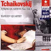 Tchaikovsky: String Quartets no 2 & 3 / Tanejev Quartet