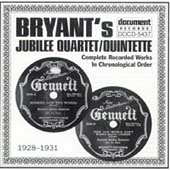 Bryant's Jubilee Quartet/Quintet 1928-1931