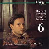 Mozart: Piano Concertos Vol 6 - Nos. 19, 20 / Francesch