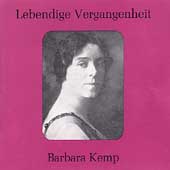 Lebendige Vergangenheit - Barbara Kemp