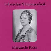 Lebendige Vergangenheit - Margarete Klose