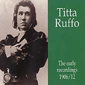 Titta Ruffo - The Early Recordings 1906-12