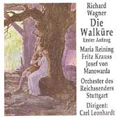 Wagner: Die Walkuere - Erster Aufzug / Leonhardt, Reining