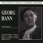 Dokumente einer Saengerkarriere - Georg Hann