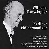 Wilhelm Furtwaengler dirigiert Pfitzner, Brahms / Berliner