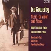 Sowerby: Music for Violin and Piano / Murray, Quillman
