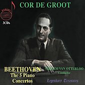 Beethoven: The 5 Piano Concertos -No.1-No.5 (1950-54) (+BT: Piano Sonatas No.17-No.18) / Cor de Groot(p), Willem van Otterloo(cond), VSO, etc