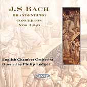 Bach: Brandenburg Concertos no 4, 5, 6 / Ledger, English CO