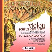Festive Music for Violin / Patrice Fontanarosa