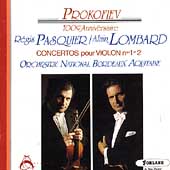 Prokofiev: Violin Concerti nos 1 & 2 / Pasquier, Lombard