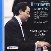 Beethoven: 4 Sonatas, Fantaisie Op 77 /Abdel Rahman El Bacha