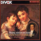 F.X. Mozart: Complete Piano Chamber Music / Ravinia Trio