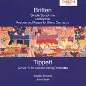 Britten: Simple Symphony, Lachrymae, etc;  Tippett / Farrer