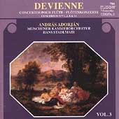 Devienne: Concertos pour Flute Vol 3 / Adorjan, Stadlmair
