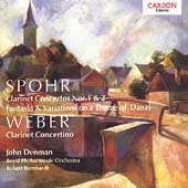 Spohr: Clarinet Concertos, etc;  Weber / John Denman