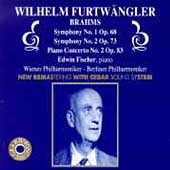 Brahms: Symphony no 1 & 2, etc / Furtwaengler, Fischer, etc