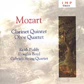 Mozart: Clarinet Quintet, Oboe Quartet / Puddy, Boyd, et al