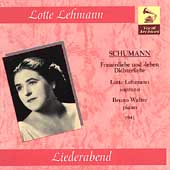 Vocal Archives - Lotte Lehmann - Schumann Liederabend