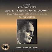 Mozart: Symphonies no 38, 39 & 41 / Bruno Walter
