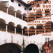 Sipario - Concert per due Violini / Giovannini, Bertoldi