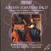Bach: Gamba Sonatas, Italian Concerto / R Gini, L Alvini