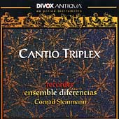 Cantio Triplex / Conrad Steinmann, Ensemble Diferencias