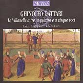 Dattari: Le Villanelle / Cascio, Fortuna Ensemble