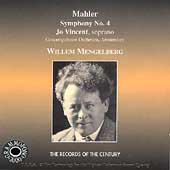 Mahler: Symphony no 4 / Mengelberg, Vincent, Concertgebouw