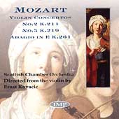 Mozart: Violin Concertos no 2 & 5 / Kovacic, Scottish CO