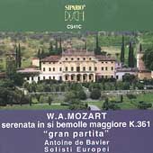 Sipario - Mozart: Serenata in Bb / Bavier, Solisti Europei