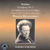 Brahms: Symphony no 1, etc / Mengelberg, Concertgebouw