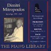 The Piano Library - Dimitri Mitropoulos - Prokofiev, Krenek