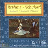 Brahms: Symphony no 1;  Schubert: Symphony no 8 / Karl Boehm