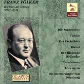 Vocal Archives - Franz Voelker - The Rare Recordings 1927-41