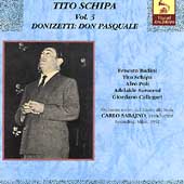 Vocal Archives - Tito Schipa Vol 3 - Donizetti: Don Pasquale