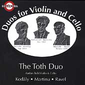 Duos for Violin and Cello / Toth Duo