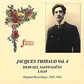 Strings - Jacques Thibaud Vol 4 / Thibaud, Cortot, et al