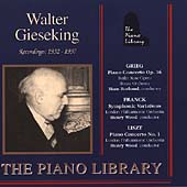 The Piano Library - Walter Gieseking Vol 9 - Grieg, et al