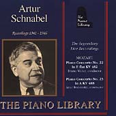 The Piano Library - Artur Schnabel - Mozart: Piano Concertos
