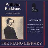 The Piano Library - Schumann / Wilhelm Backhaus