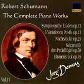Schumann: Complete Piano Works Vol 6 / Joerg Demus