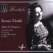 Recitals - An Evening with Renata Tebaldi Vol 1